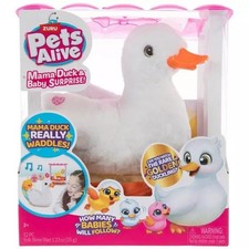 ZURU Pets Alive Mama Duck  Baby Surprise Interactive Waddling Toy for Ages 3 