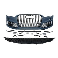 Front Bumper Body Kit For 2016-2018 Audi A6 S6 Upgraded To Rs6 Renn Sport Style