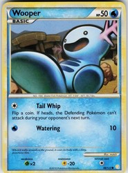 Wooper 88/123 HeartGold & SoulSilver Common