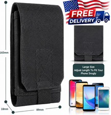 Tactical Molle Cell Phone Pouch Army Holster Case Waist Pouch Bag for Smartphone