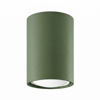 Aufbauspot Stahl OlivgrüN GU10 Wohnzimmer Flur Ø 6 Cm Deckenlampe Schlafzimmer