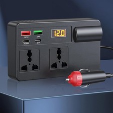 Car Auto 200W Power Inverter DC 12V 24V to AC 110V 240V Converter With 2 USB