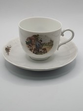 Handdecorated ROYAL SCHWABAP BV. Holland © 1984 Ter Steege Cup & Saucer
