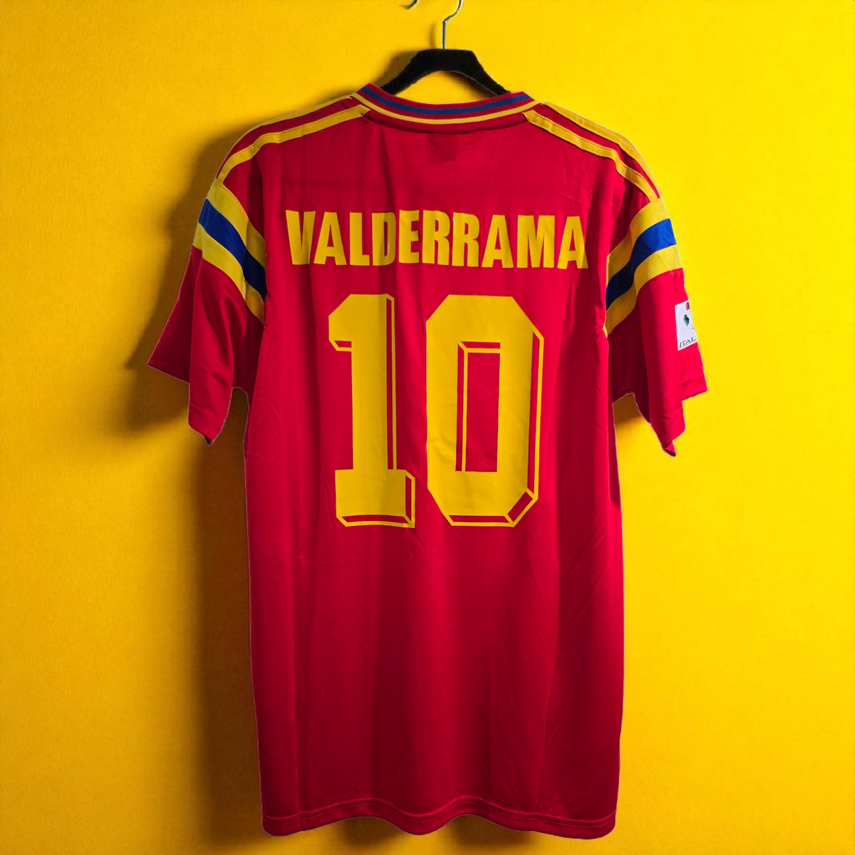 COLOMBIA AWAY World Cup 90 - JERSEY RETRO- VALDERRAMA 10 - 2XL