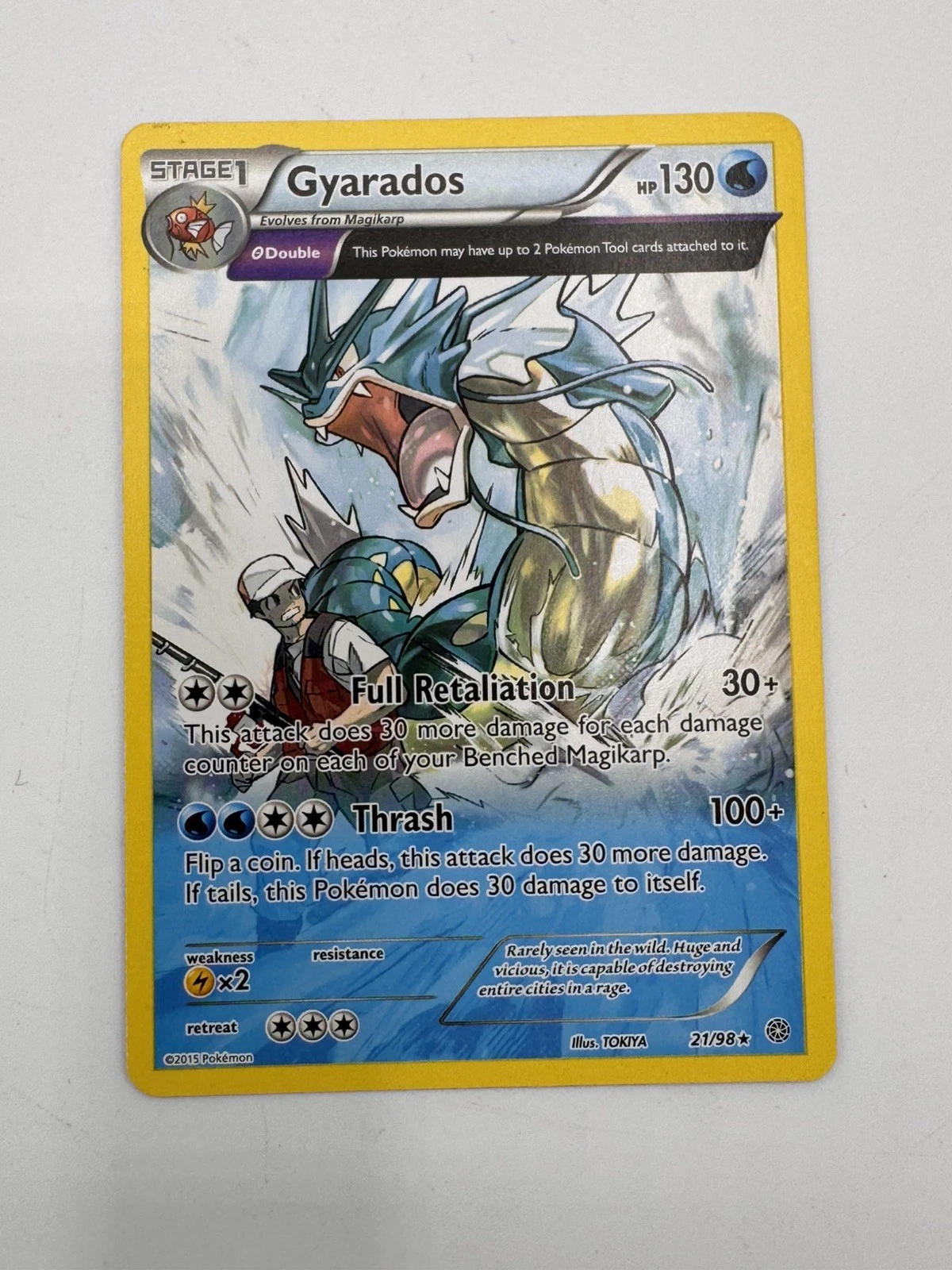 Gyarados (21) 21/98 XY - Ancient Origins MP Pokemon Card TCG ! NON HOLO