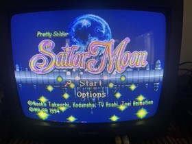 Sega Genesis Model 3 Console AV Cable Power Cord and 6 Button Tested and Working