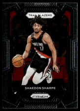 2023-24 Panini Prizm Shaedon Sharpe Portland Trail Blazers #104