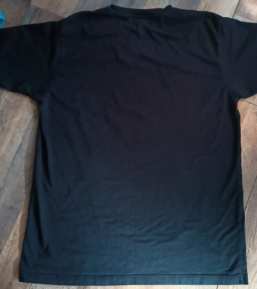 Vintage 90s Rare Ralph Lauren Polo Bear Tee Black Grandpa Style - Image 3 of 4