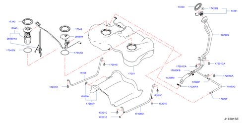 Nissan 17429 79970