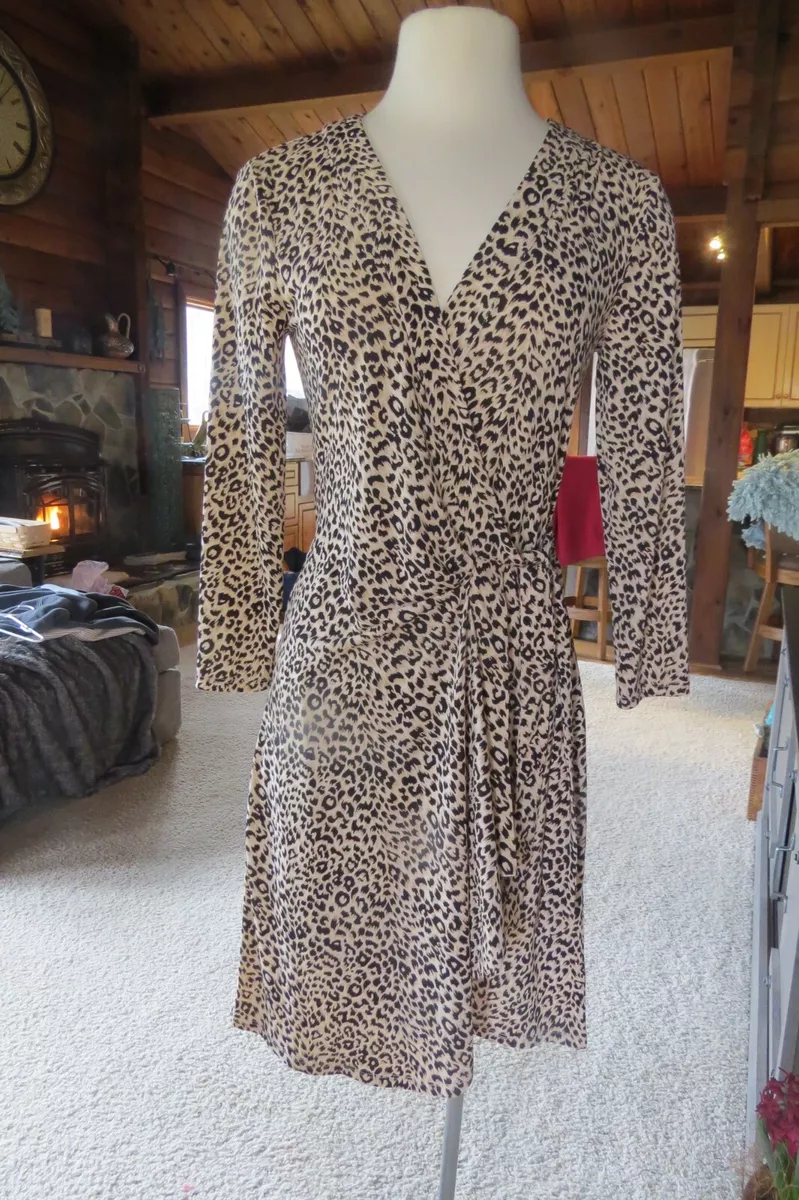 Bcbg animal cheap print dress