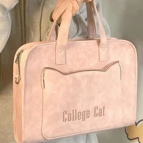 Large Capacity Laptop Bag PU Leather Notebook Handbag - Photo 17/18