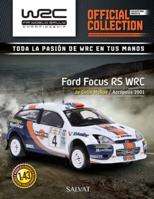1:24 Ford Focus RS WRC #5 Colin McRae Rally Acropole 2000