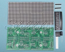 16x32 Dot Matrix Red Green Dual-Color Control LED Display Module DIY Kit