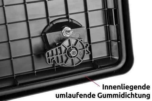 LKW Staukasten Just 900 Werkzeugkasten Kunststoffkisten mit Halter Staubox Daken - Bild 6 von 9