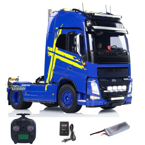 1/14 4*2 RC Tractor Truck RTR FH16 XL750 Radio Control Car for Tamiya Smoking - Picture 6 of 12