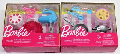 barbie doll in kitchen