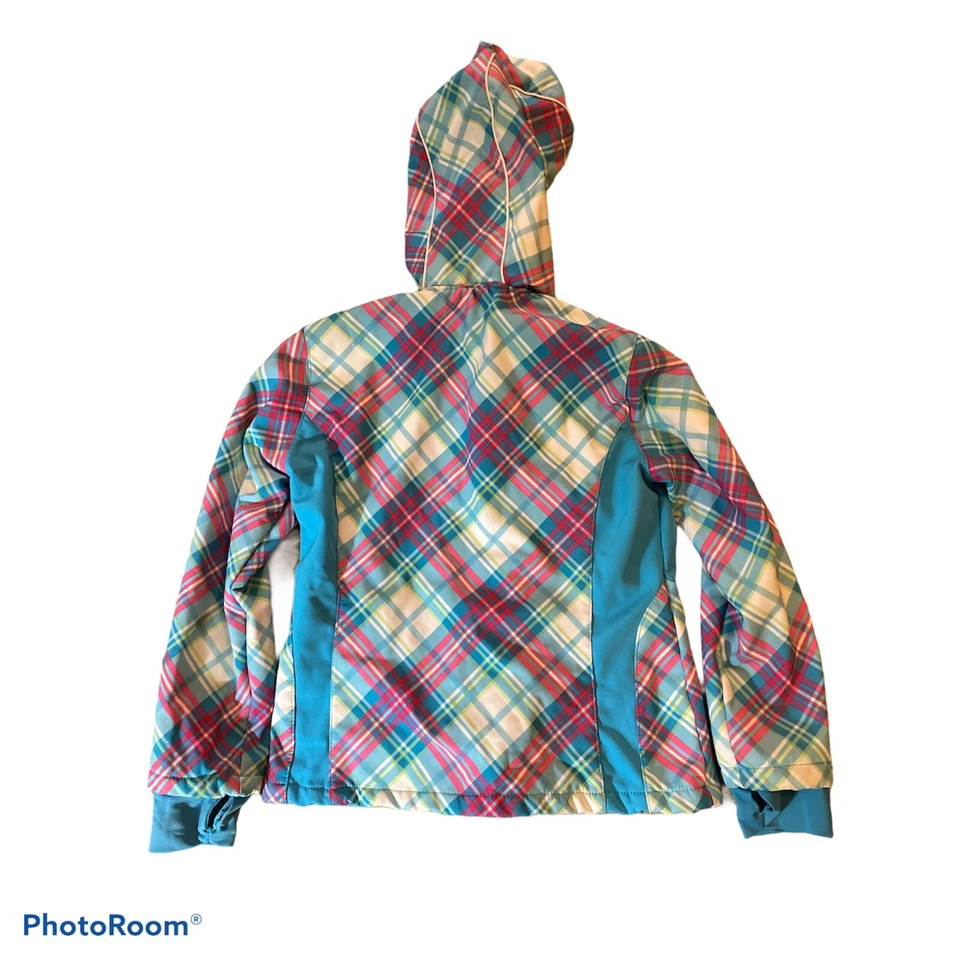 Snozu осени пальто куртка девочка размер 10-12 синие полосы - Изображение 2 из 4