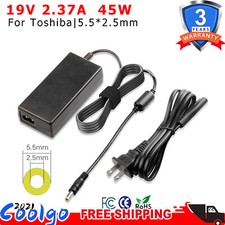 15.6" AC Adapter For Toshiba Satellite C55 Series Laptop Charger Power Supply CL