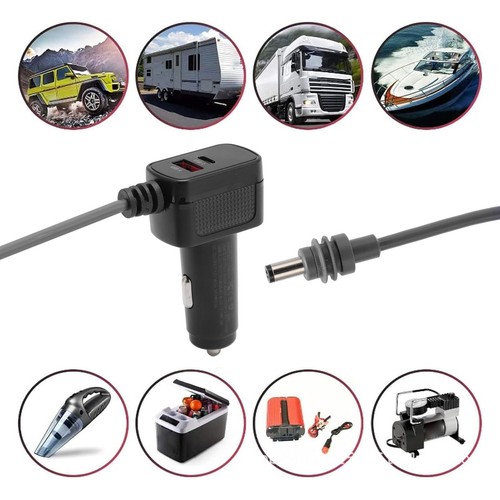 DC Satellite Power Cable For Car 6.5FT USB C 36W Fast Charging Satellite Ca Part - Picture 20 of 24