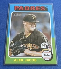 2024 Topps Heritage #184 Alek Jacob RC San Diego Padres