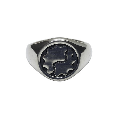 Sterling Silber Herren Ring gepunzt massiv 925 Handarbeit Comfort Fit