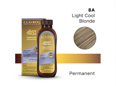 Clairol Professional Soy 4Plex Liquicolor Permanente Light Cool Blonde #8A/28D