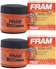 FRAM PH6607 Extra Guard Sure Grip Passenger Car Spin On Oil Filter - Pack of 2