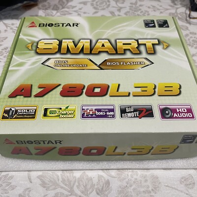 Biostar A780L3B Ver Socket AM3 AMD 760G DDR3 95W WIN8