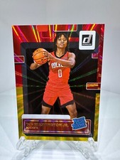 2022-23 Donruss Basketball Red Gold Laser Holo #TyTy Washington Jr. Houston
