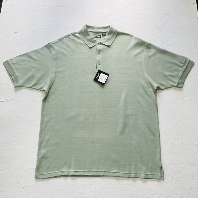 GOLF Ping Collection Polo Shirt Sponsor SunChemical Embroidered Celery Green XL