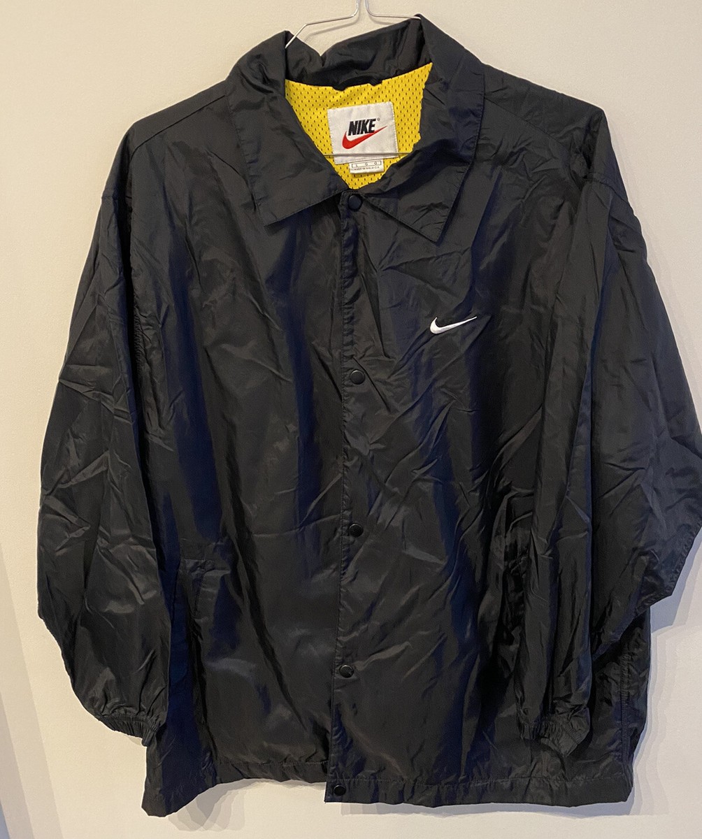 ジャケット・アウター 90s NIKE coach jacket レディース 古着 90s NIKE スウォッシュ ボックスロゴ ナイロン