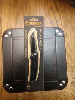 Gerber SWAGGER Knife 3.3'' 7Cr17mov S.S. Blade G10 Handle Frame Lock 4.4 oz