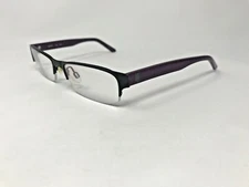 ESPRIT ET17300 535 Eyeglasses Frame Half Rimless 50-17-135 Brown/Purple PE41