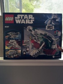 2012 SLAVE I Star Wars Original BOX ONLY LEGO 8097 -  RETIRED Very Good