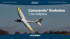 E-flite Eflite Conscendo Evolution 1.5m PNP Plug In Play RC Glider EFL01675