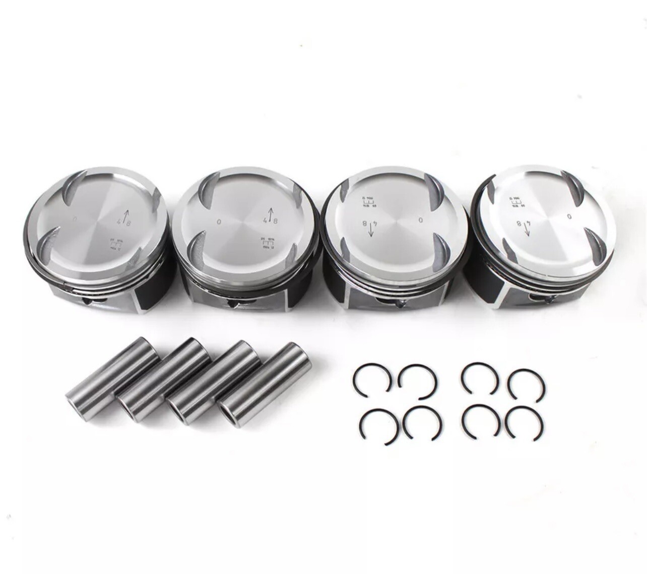 4X Piston Rings Kit C200K STD 82mm Fits Mercedes W204 W203 A209