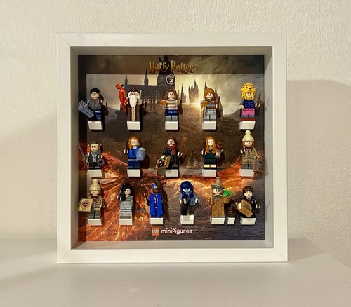 Coppia Cornici Vetrine Display Per Lego Minifigures Harry Potter Series 1 e 2 - Foto 3 di 4