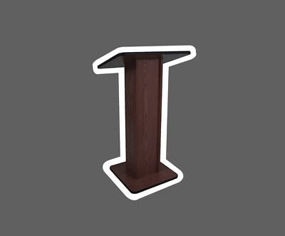 Lectern Sticker Speech Teaching Waterproof Speaking College Debate Gift NEW