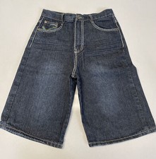 Fubu Shorts Denim Youth Size 16 Dark Blue
