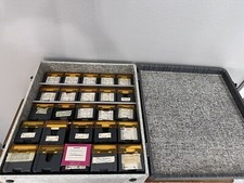 Vintage Slides With Trays And Locked Storage Slide Box 1950, 60  s 70s Over 600