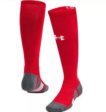 Under Armour UA Team Cushioned Over The Calf Football Baseball Soccer Socks Sz L