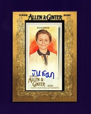 2020 Topps Allen & Ginter Mini Framed Auto #MA-JE Julian Edwards RC