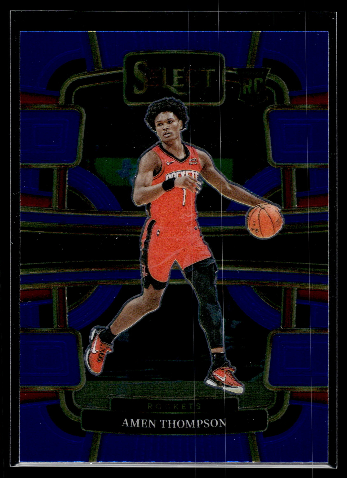 Amen Thompson 2023-24 Panini Select Blue Rookie A Card #96