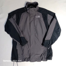 The North Face Hyvent Boys Shell Jacket XL 14/16 Gray / Black Missing Hoodie 