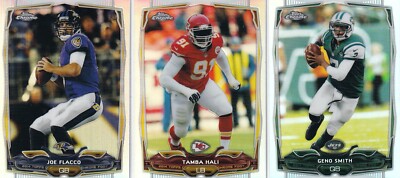 2014 Topps Chrome Football Mini REFRACTOR YOU PICK Flacco Peterson Mack +++