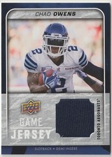 2015 Upper Deck CFL Chad Owens Game Jersey Card #GJ-CO Toronto Argonauts