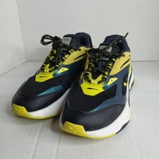 Kid's Size PUMA RS FAST X EMOJI JR Silver/Yellow/Black 375660-01 - Size 5.5C