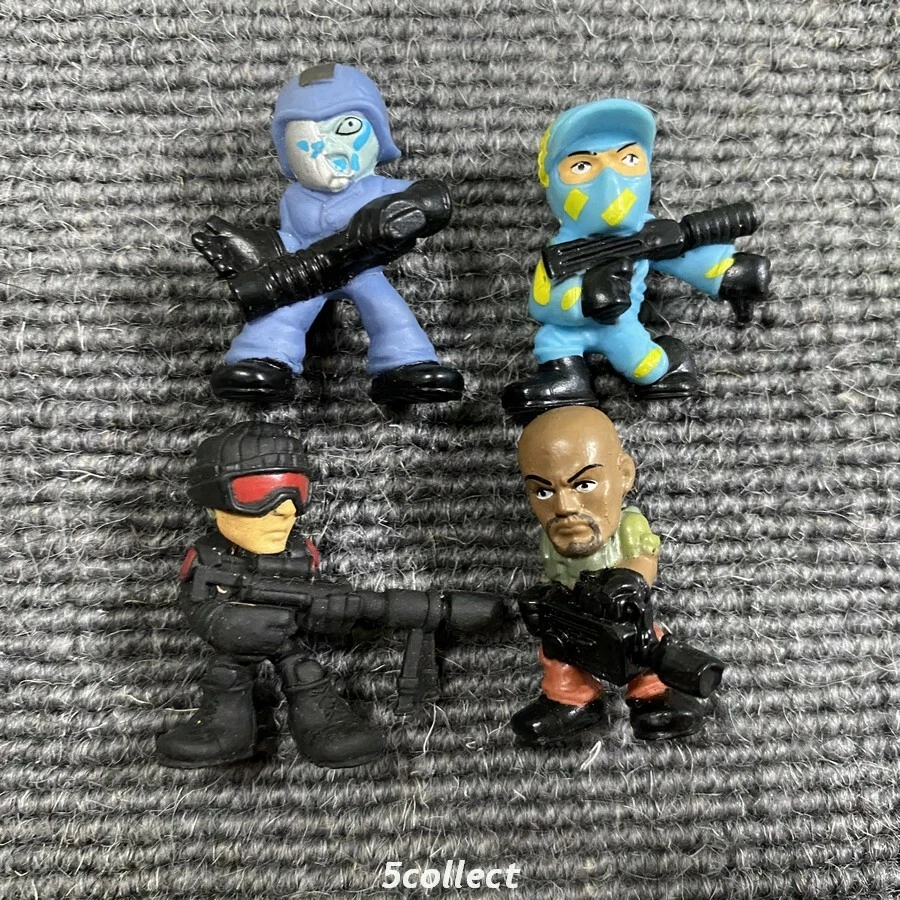 12pcs Gi Joe Micro Force Ghost Beast Ninja Cobra Master Commander Mini Figures - Image 3 of 4