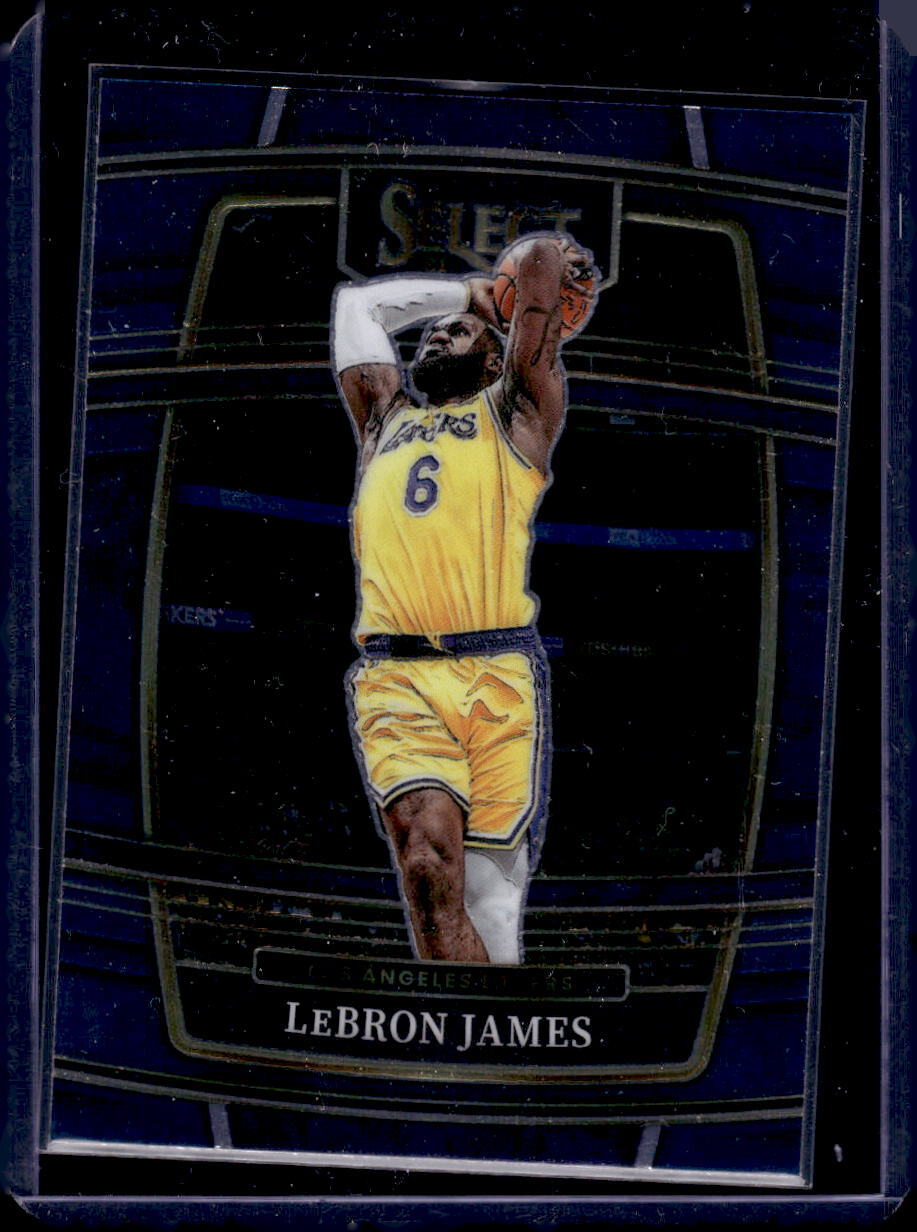 2021-22 Panini Select #100 LeBron James Blue (Retail Base)