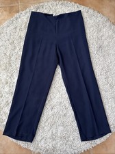 Joseph Ribkoff High Rise Wide Leg Dress Pants Size 14 Black Zip Front